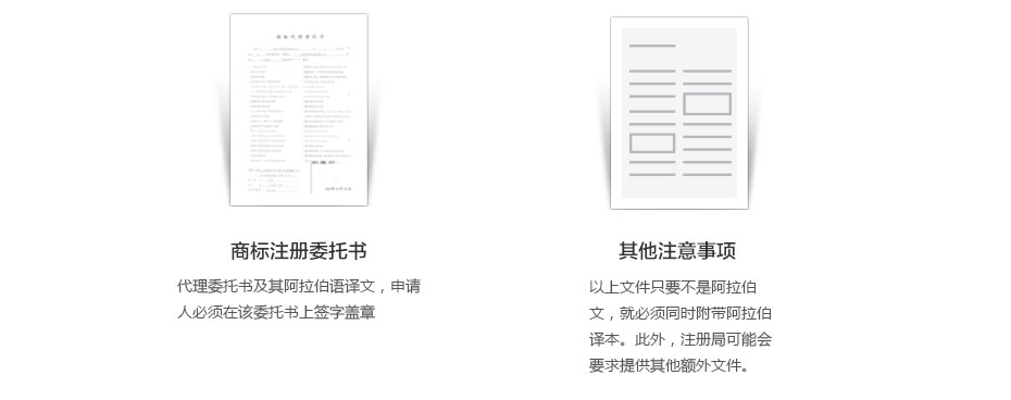 卡塔尔商标注册所需资料2