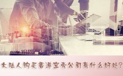 大陆人购买香港空壳公司有什么好处？